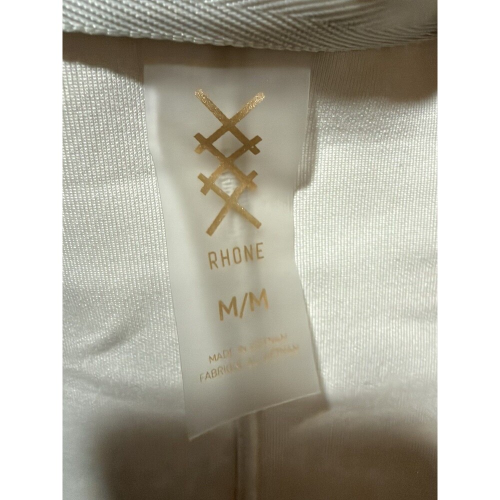 RHONE Womens DreamGlow  1/2 Zip Pullover Sweatshiet Sand Beige Medium - Picture 3 of 6
